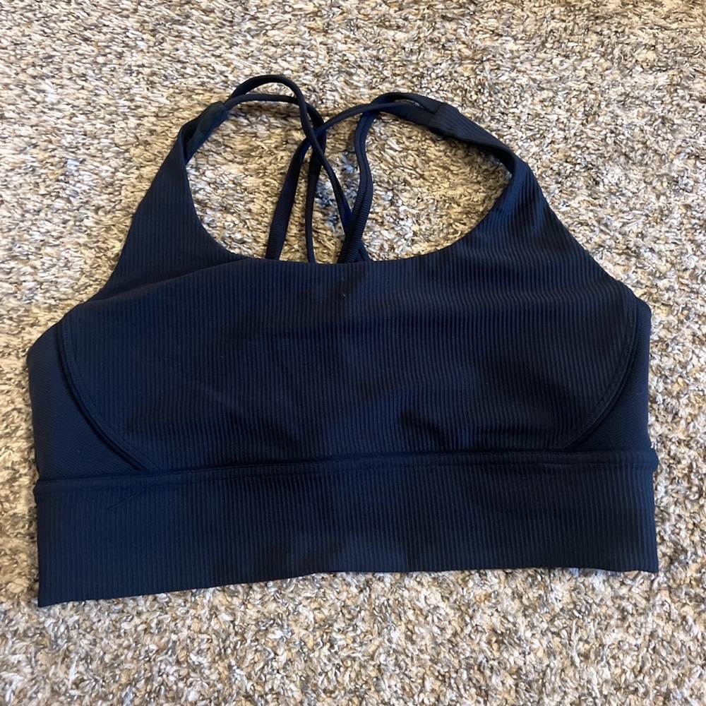 Lululemon energy ribbed longline bra size 12